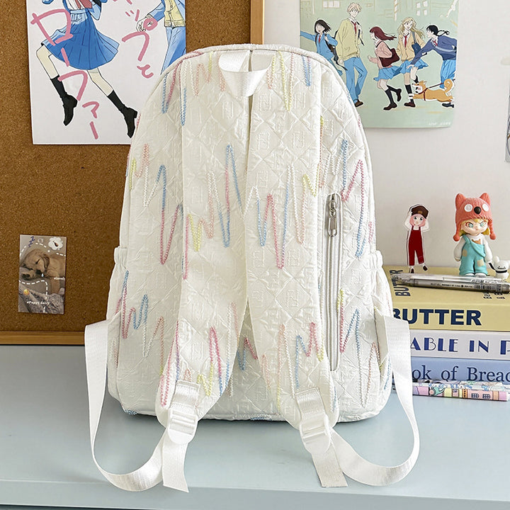 Backpack with Colorful Geometric Design Stornfield