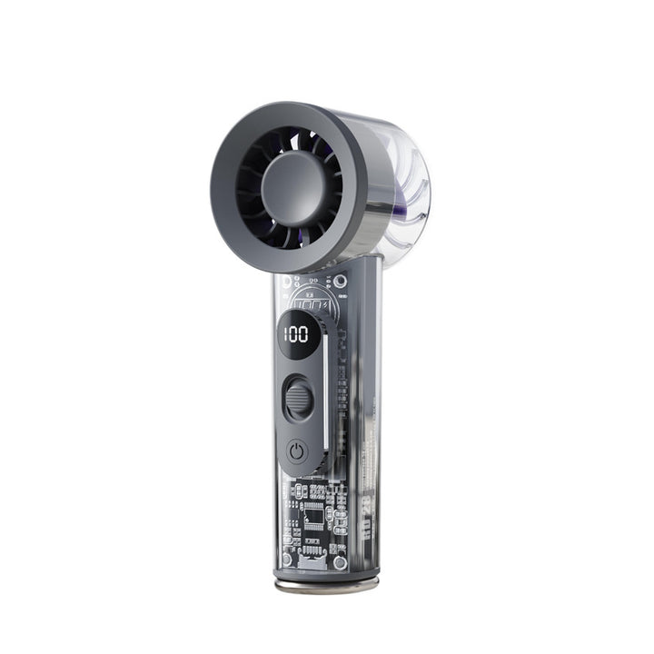 Unisex portable high-performance fan with LED display Stornfield