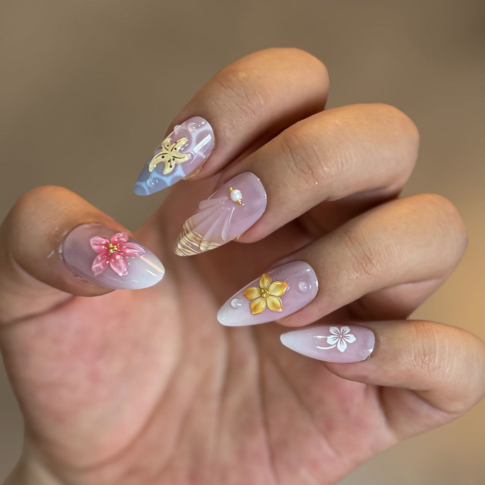 Decorative Artisan Press-On Nails Stornfield
