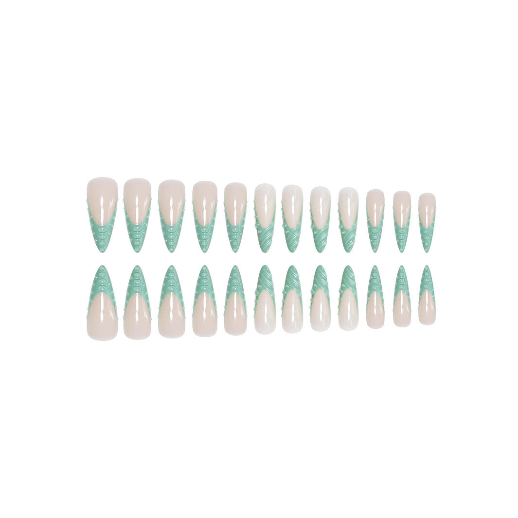 Intricate 3D Sculpted Nail Enhancements Stornfield
