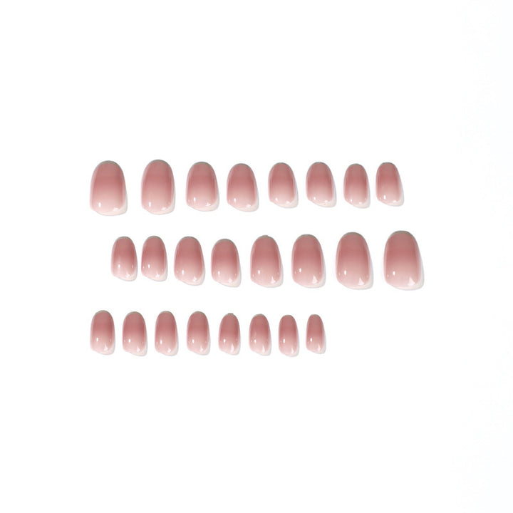 Elegant Gel Nail Extensions with Transparent Tips Stornfield