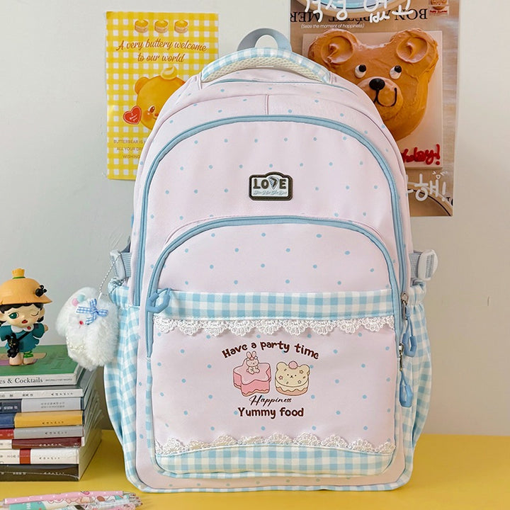 Fun-Themed Multi-Pocket Backpack Stornfield