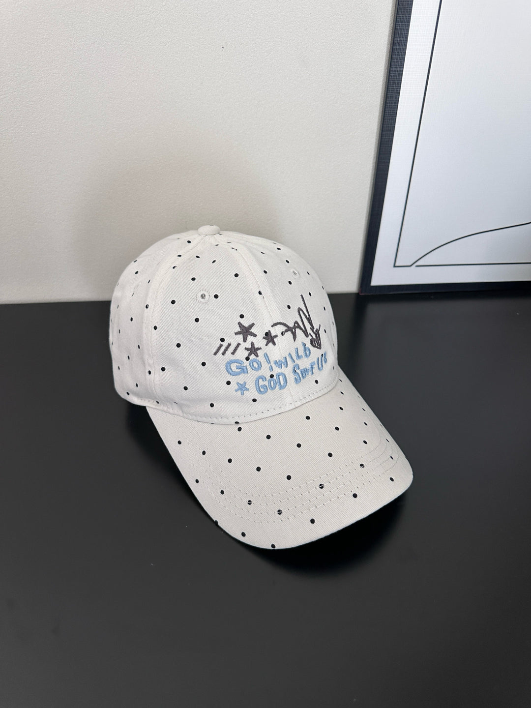 Women's Trendy Polka Dot Embroidered Baseball Cap Stornfield