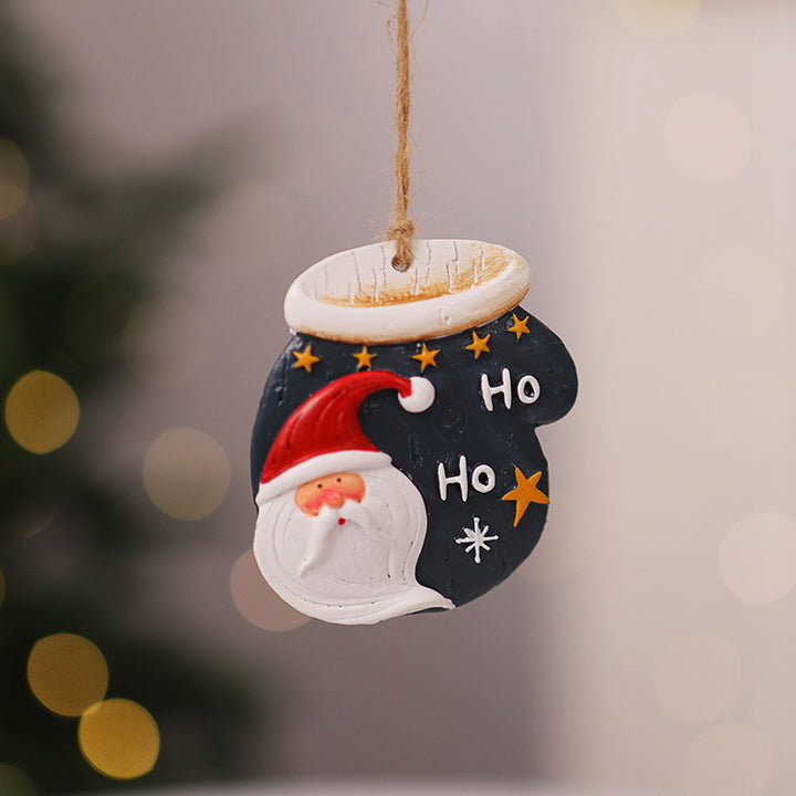 Decorative Christmas stocking with reindeer motif Stornfield