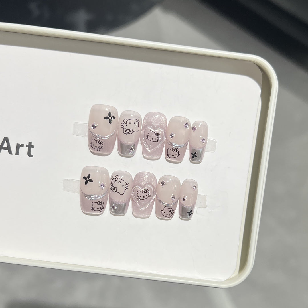 Themed Press-On Nail Art Stornfield