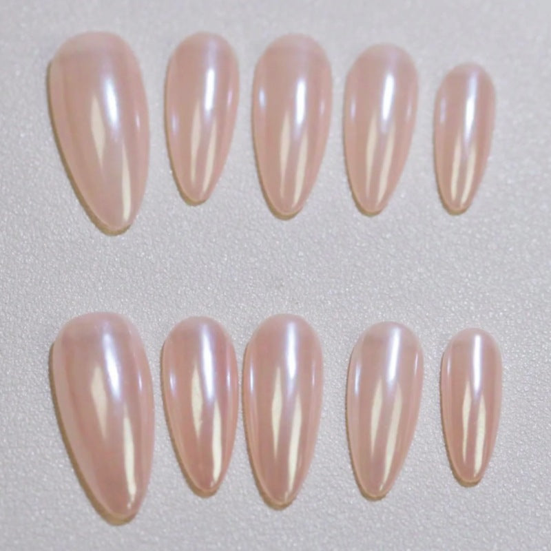 Glossy Pointed Press-On Nail Tips Stornfield