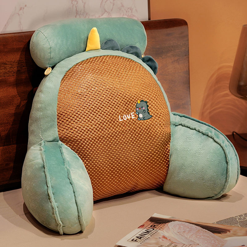 Cozy back support pillow with bear motifs Stornfield