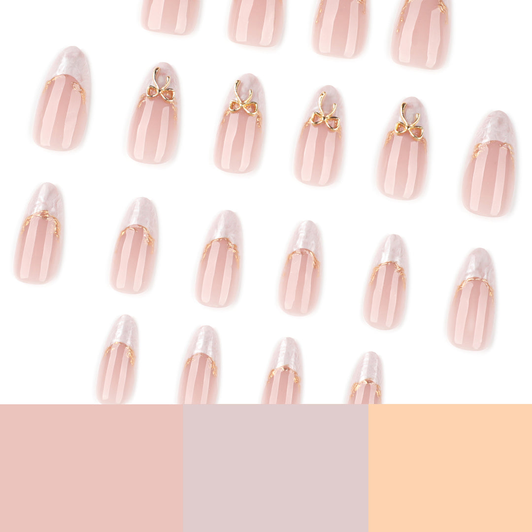 Decorative Stiletto Press-On Nails Stornfield