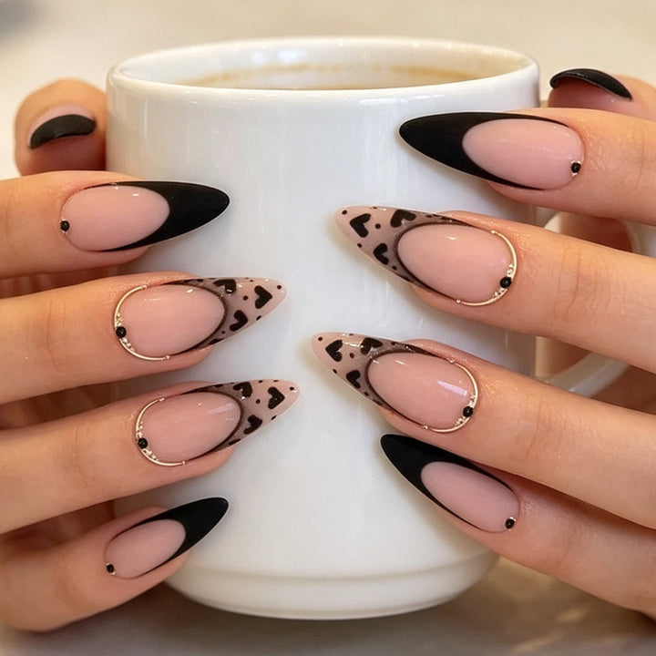 Unique Elegant Press-On Nail Tips Set Stornfield