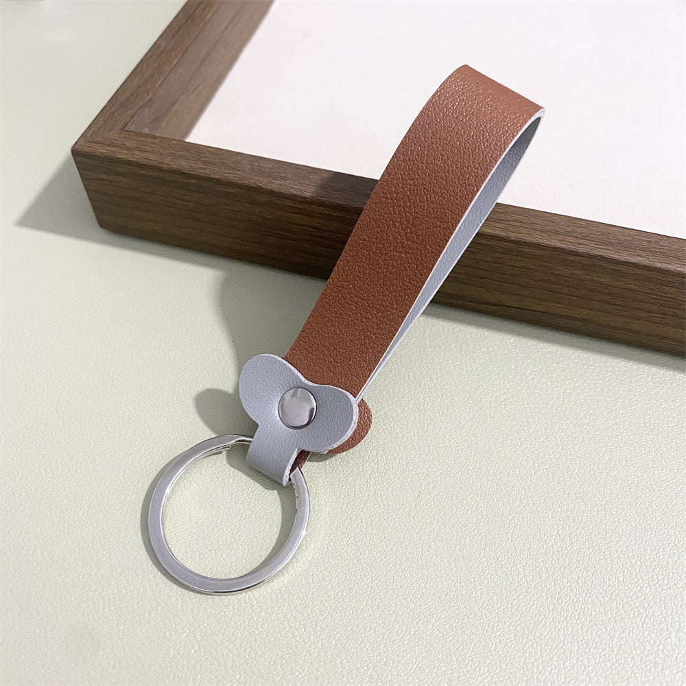 Floral Leather Keyring Stornfield
