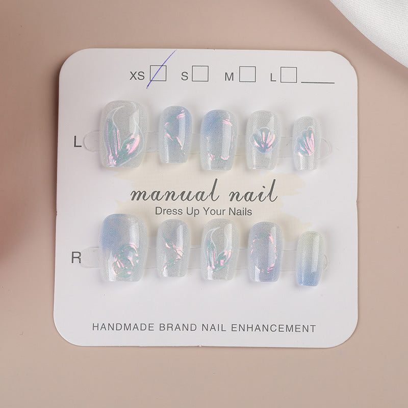 Handmade Decorative Press-On Nail Set Stornfield