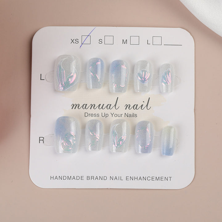 Handmade Decorative Press-On Nail Set Stornfield