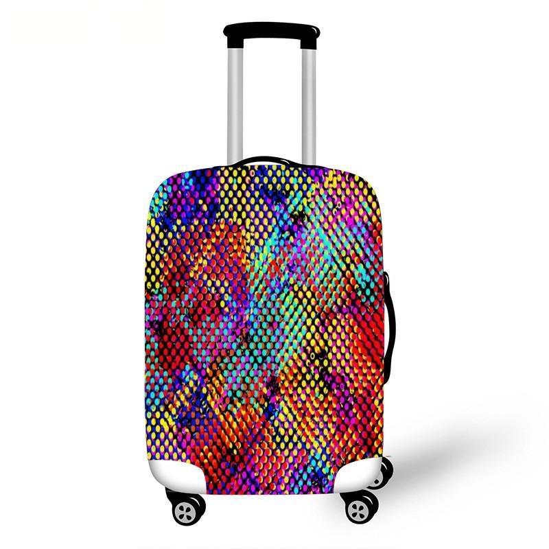 Women's hard shell suitcase with diverse floral design Stornfield