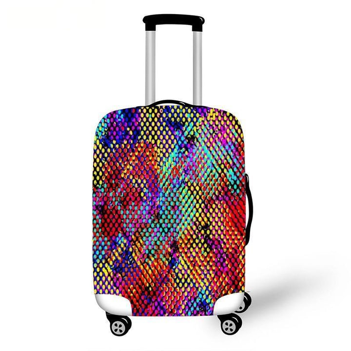Women's hard shell suitcase with diverse floral design Stornfield