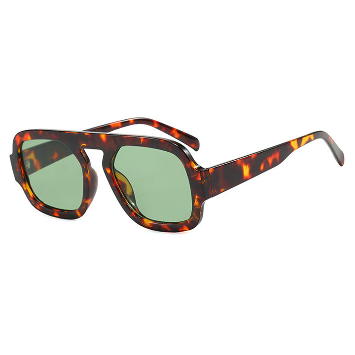 Women's modern oversized sunglasses in angular design Stornfield