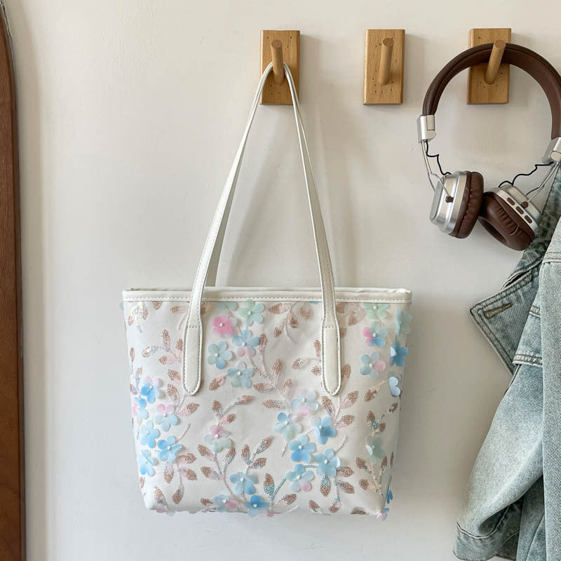 WoFloral Embellished Tote Bag Stornfield