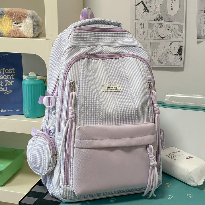 Multi-Functional Striped Backpack Stornfield