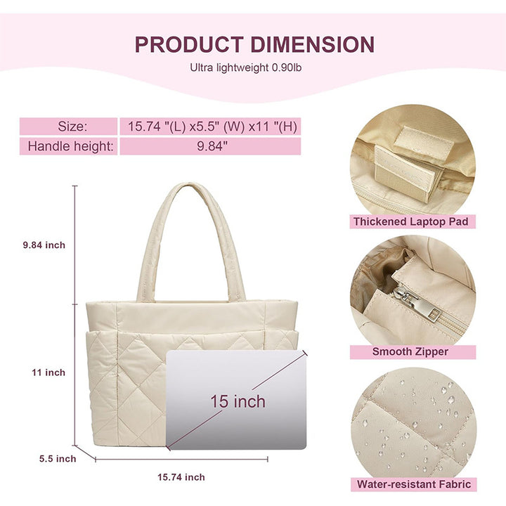 Padded everyday shoulder bag Stornfield