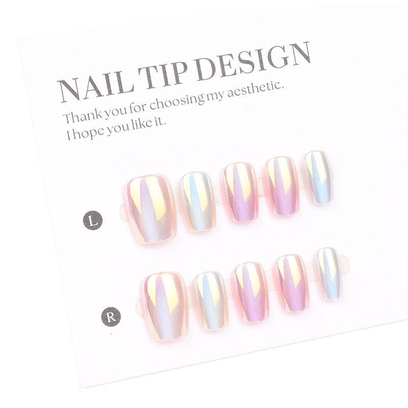 Premium Iridescent Press-On Nail Tips Stornfield