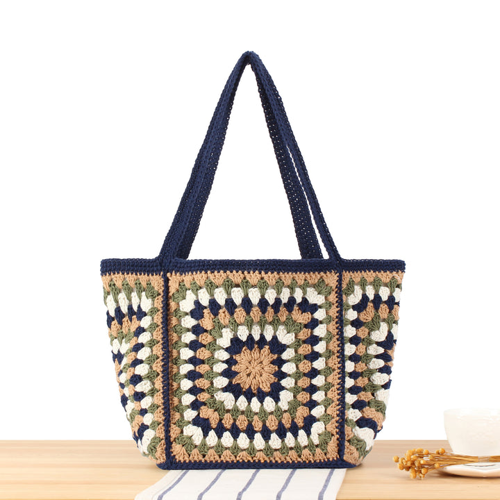 Handbag in Creative Granny Square Design Stornfield