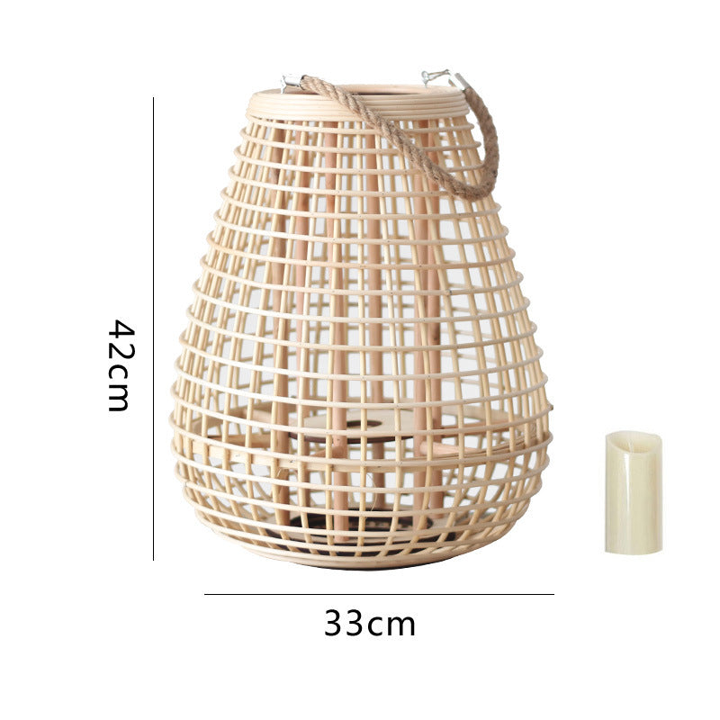 Decorative Rattan Lantern Stornfield