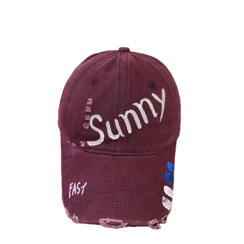 Women's Distressed Graphic Sun Cap Stornfield