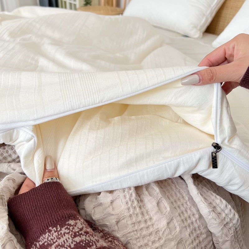 All-Season Breathable Cotton Hypoallergenic Duvet Comforter