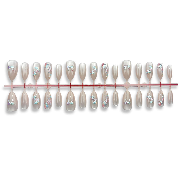 Decorative Butterfly Press-On Nail Set