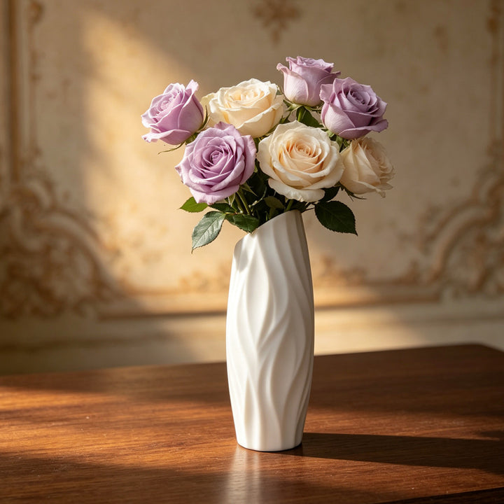 Elegant Textured Decorative Flower Vase Stornfeild
