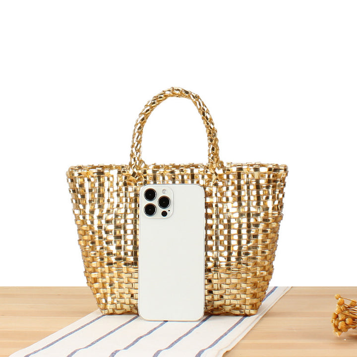 Refined wicker tote bag Stornfield