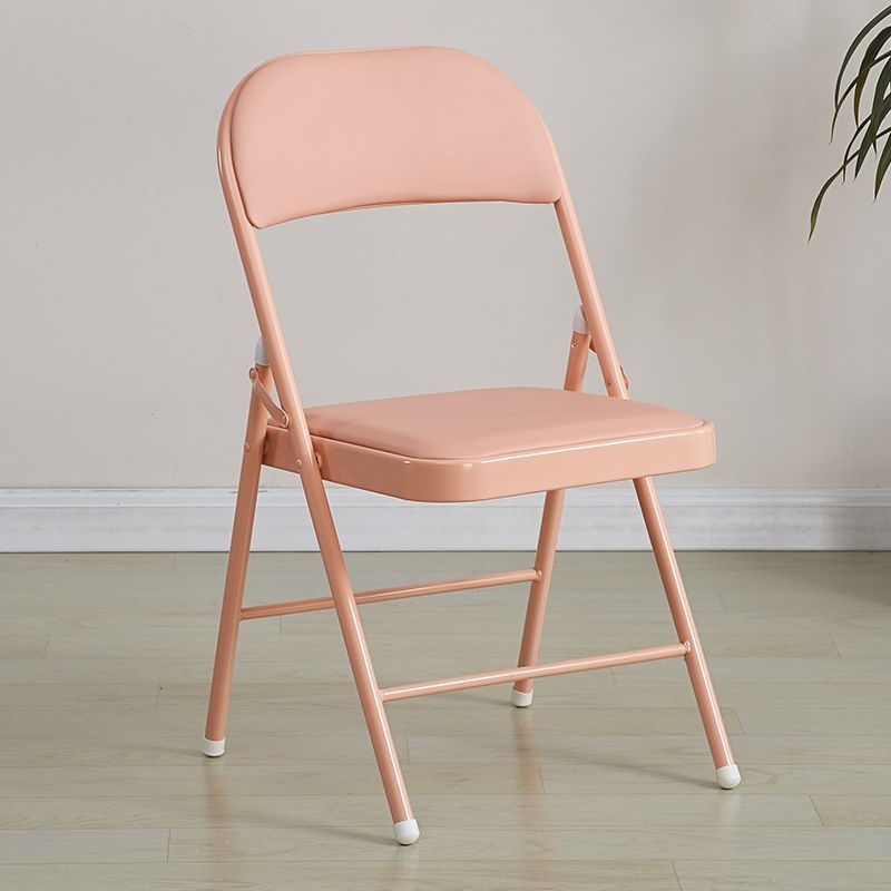 Folding chair with ergonomic design and PU upholstery Stornfield