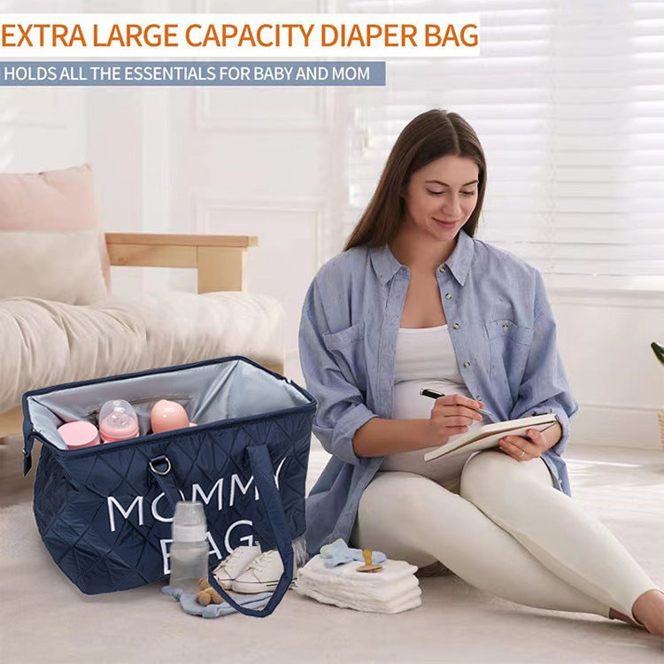 Multi-Functional Quilted Diaper Tote Set Stornfield