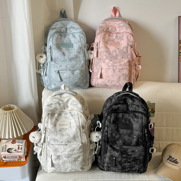 Trendy Stars and Moons Patterned Backpack Stornfield