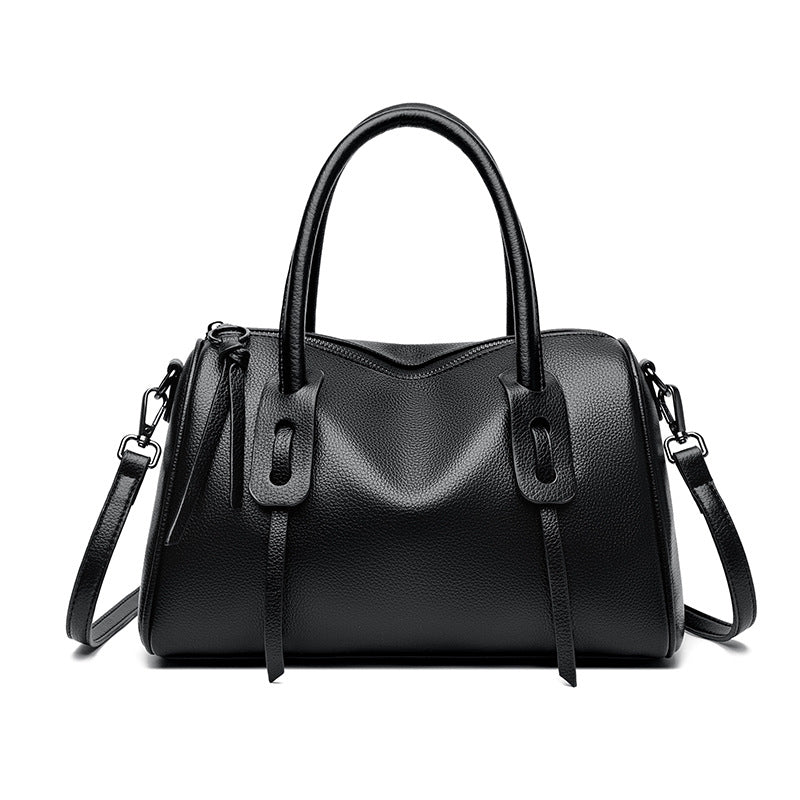Textured Leather Weekender Bag Stornfield