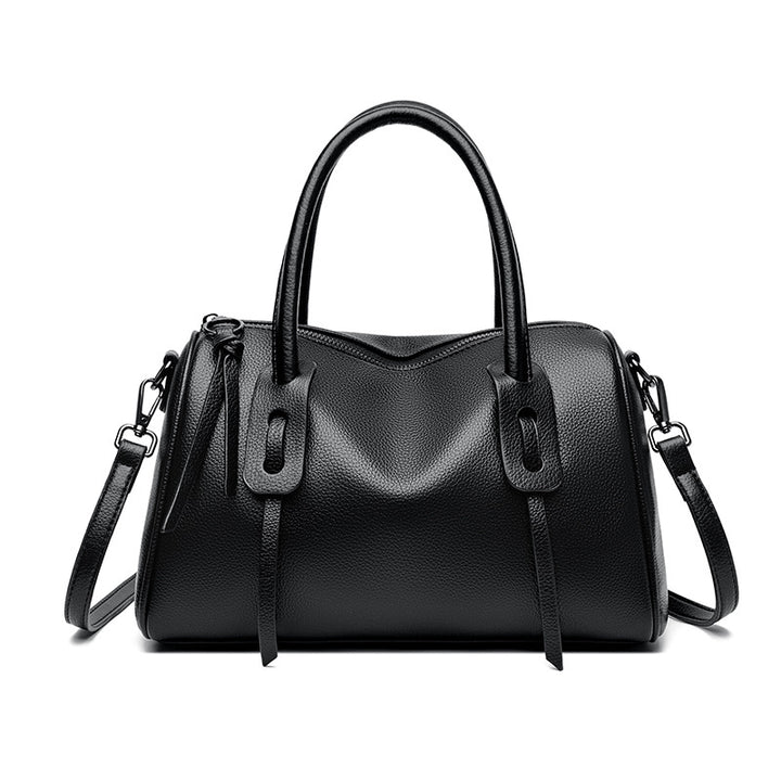 Textured Leather Weekender Bag Stornfield