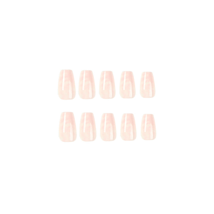 Elegant Nail Extensions with Marbled Accents Stornfield