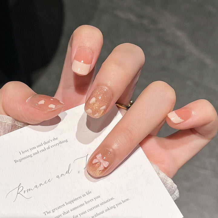 Artistic Nail Design with Cute Bows Stornfield