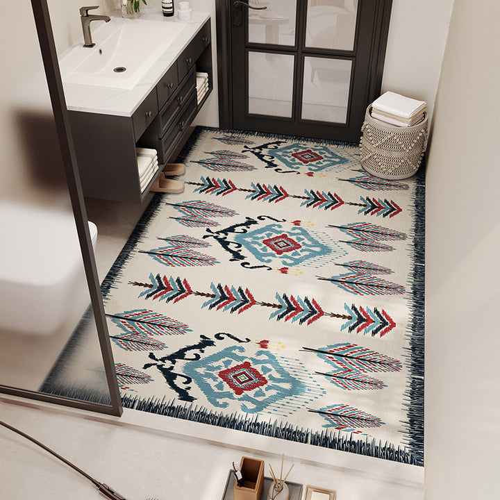 Tribal Pattern Bathroom Mat Stornfield