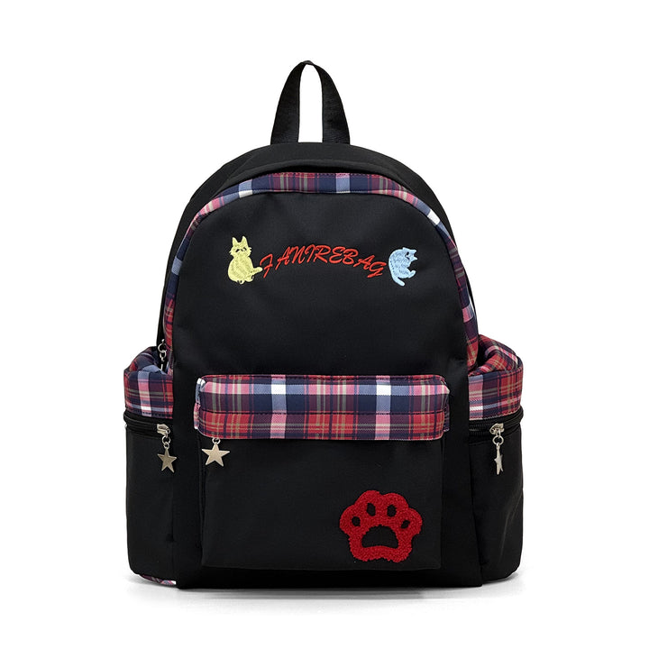 Playful Animal Print School Backpack Stornfield