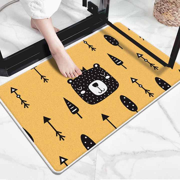 Cute Cartoon Dog-Themed Doormat Stornfield