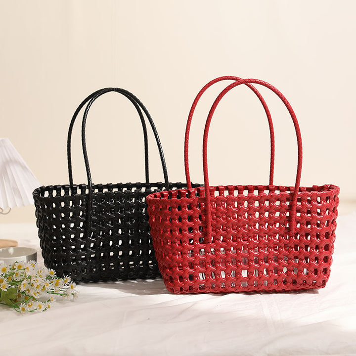 Braided Bast Carrier Bag Stornfield