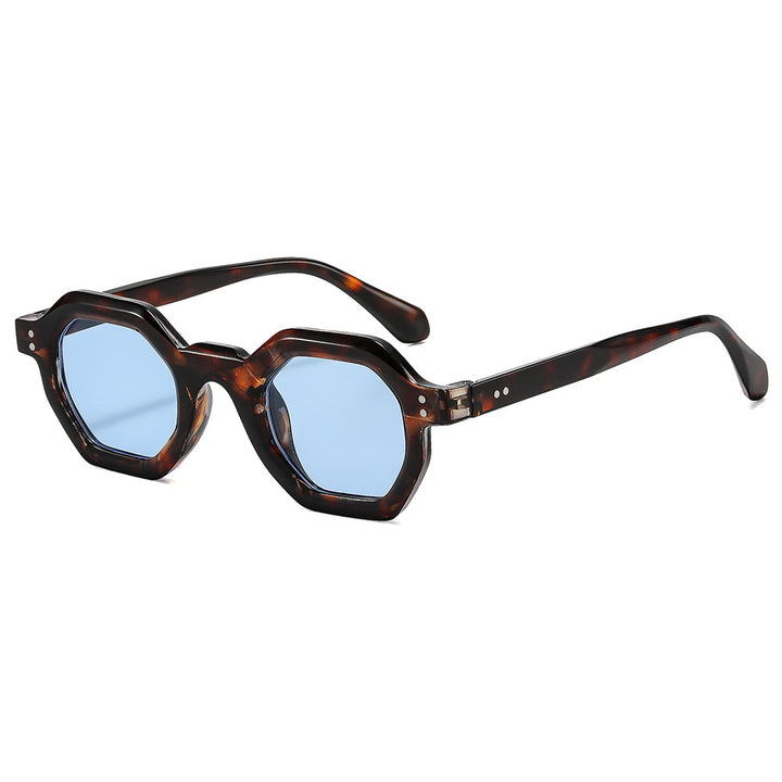 Women's octagonal sunglasses with stylish pattern and UV protection Stornfield