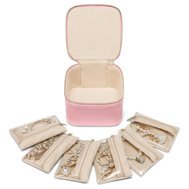 Jewelry Organizer Bag with Transparent Compartments Stornfield