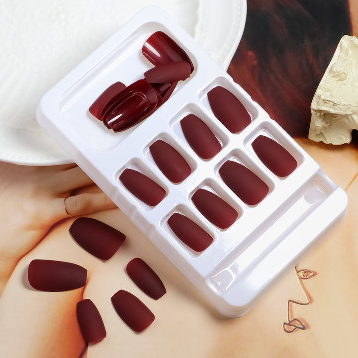Artistic Matte Press-On Nail Tips Stornfield