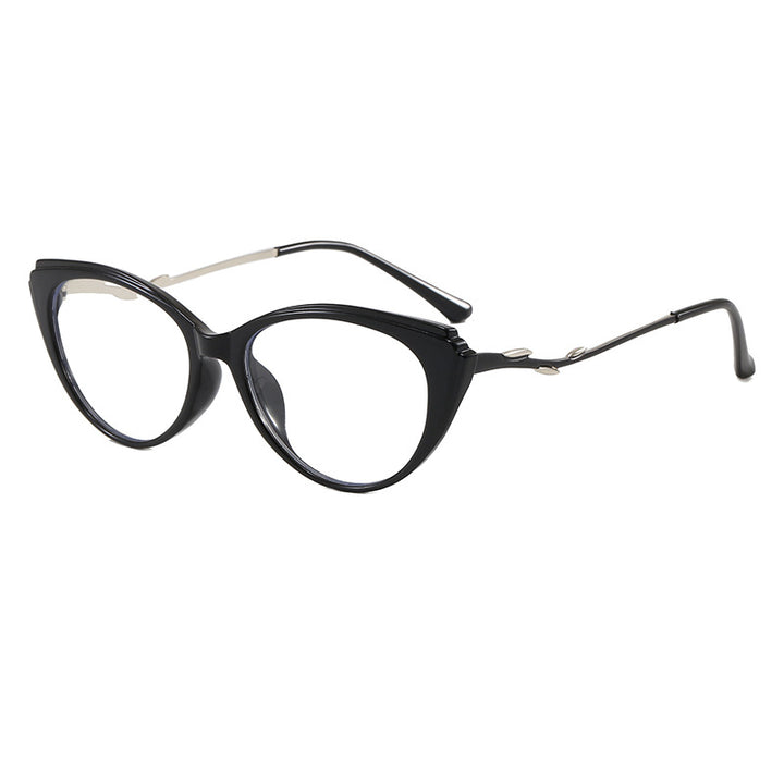 Fashionable Cat-Eye Glasses with Filigree Design Stornfield