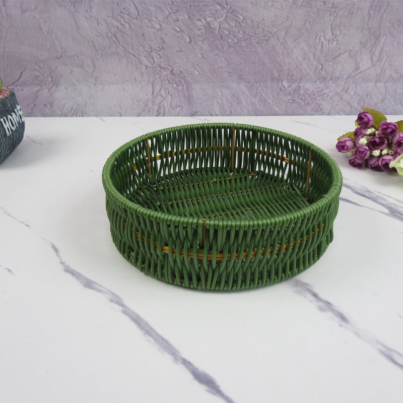 Ladies Oval Organizer Basket with Separate Compartments Stornfield