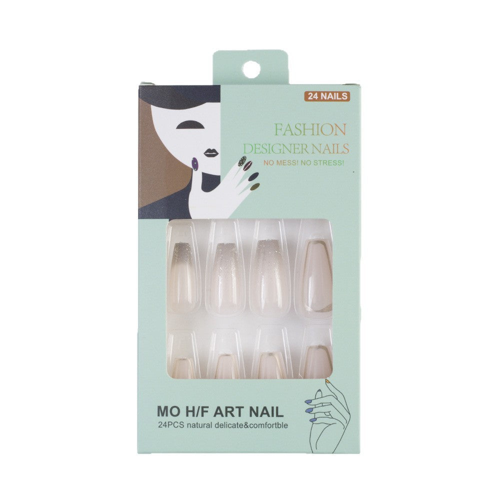 Artificial nails with elegant glitter accents Stornfield