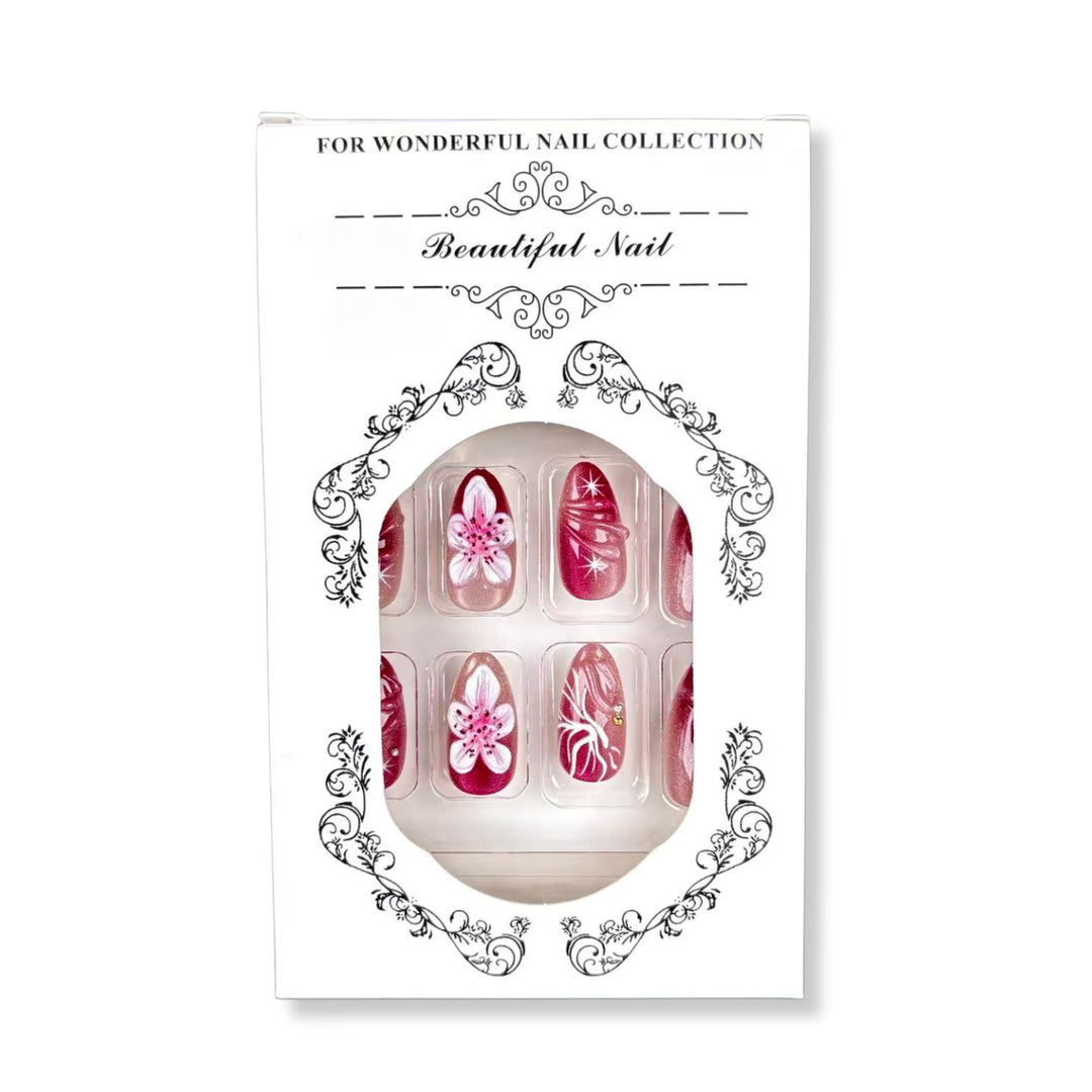 Decorative Floral Nail Art Set