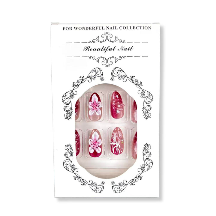 Decorative Floral Nail Art Set