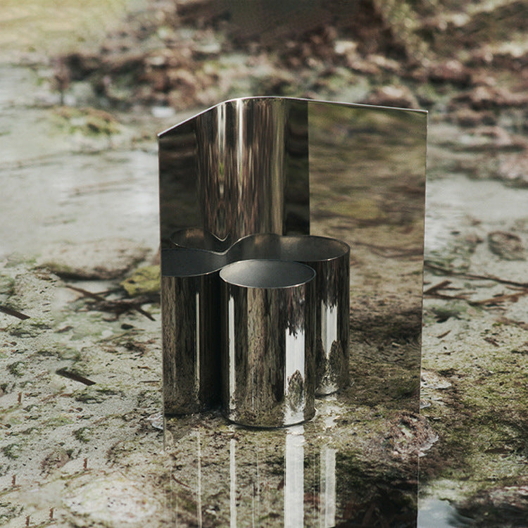 Modern Metallic Centerpiece